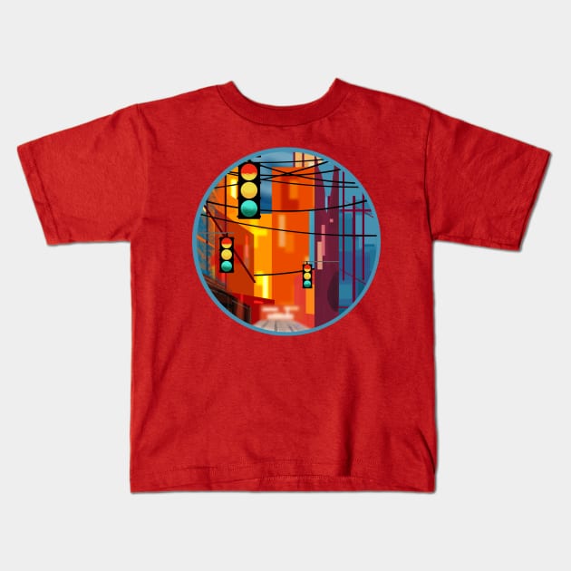 City Life Kids T-Shirt by Scratch